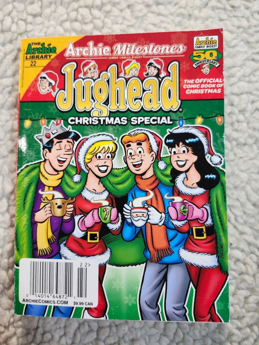 Archie Milestones 22 Jughead Christmas Special Comic Book Archie Comics Digest